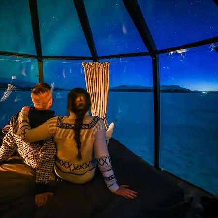 Aurora Igloo With Private Hot Tub By Invisible Forest Lodge Rovaniemi Exteriör bild