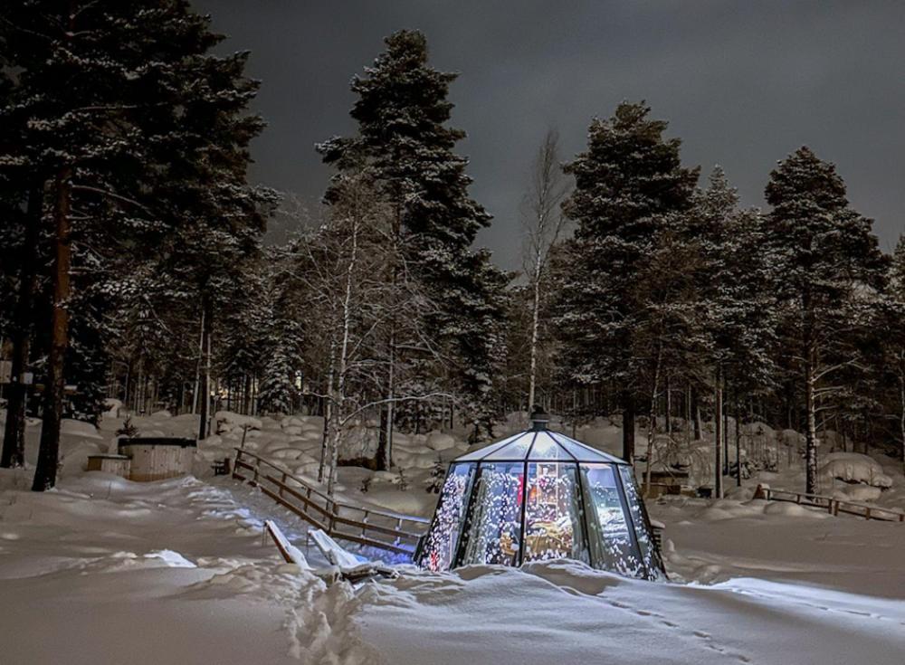 Aurora Igloo With Private Hot Tub By Invisible Forest * Рованиеми